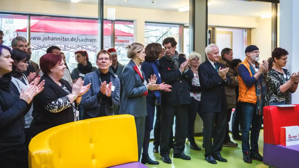 Fotos der Eröffnung Familienzentrum Marcusgasse