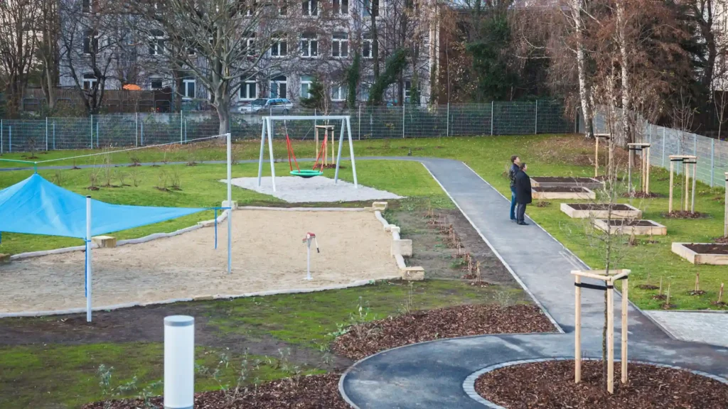 Fotos der Eröffnung Familienzentrum Marcusgasse