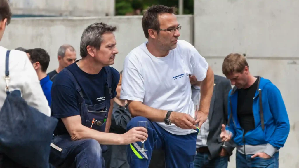 Richtfest Marcusgasse, Gäste
