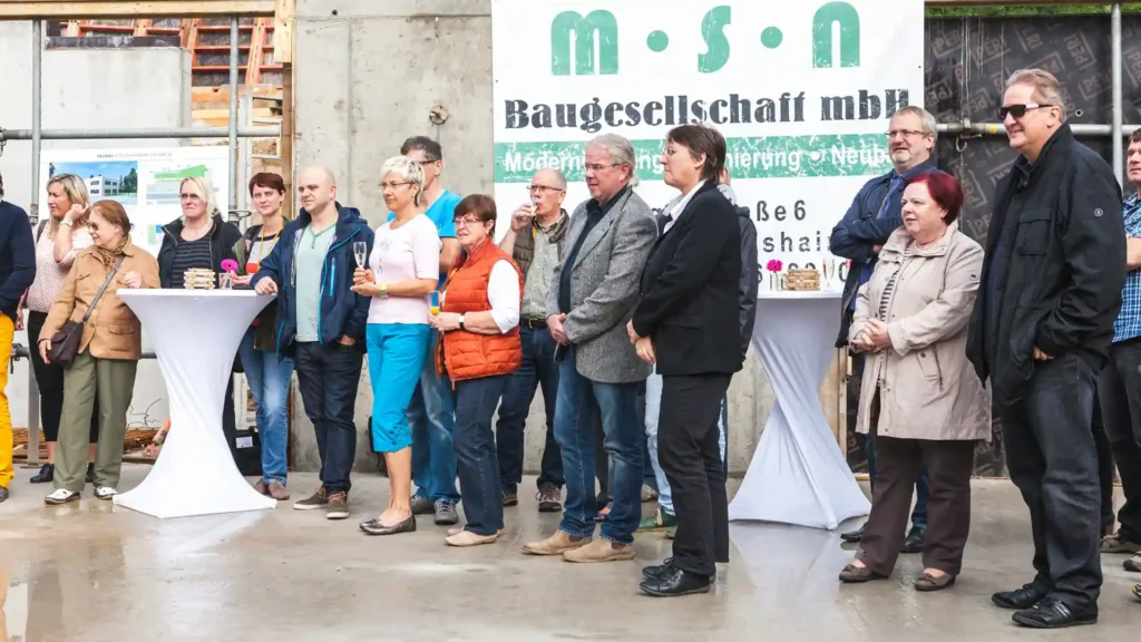Kita Flughörnchen, Grundsteinlegung, Gäste