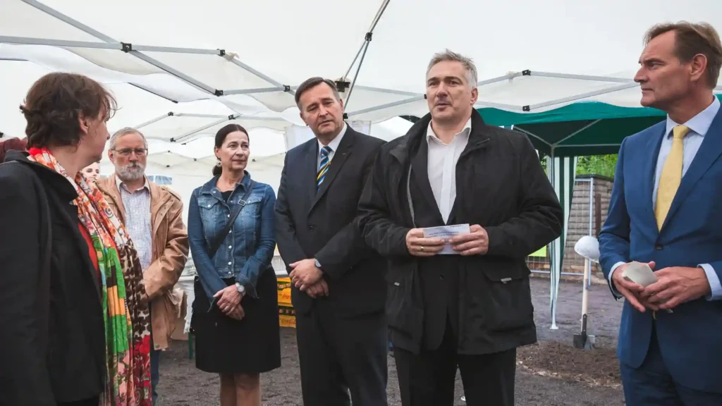 Kita Flughörnchen, Spatenstich, Alexander Malios