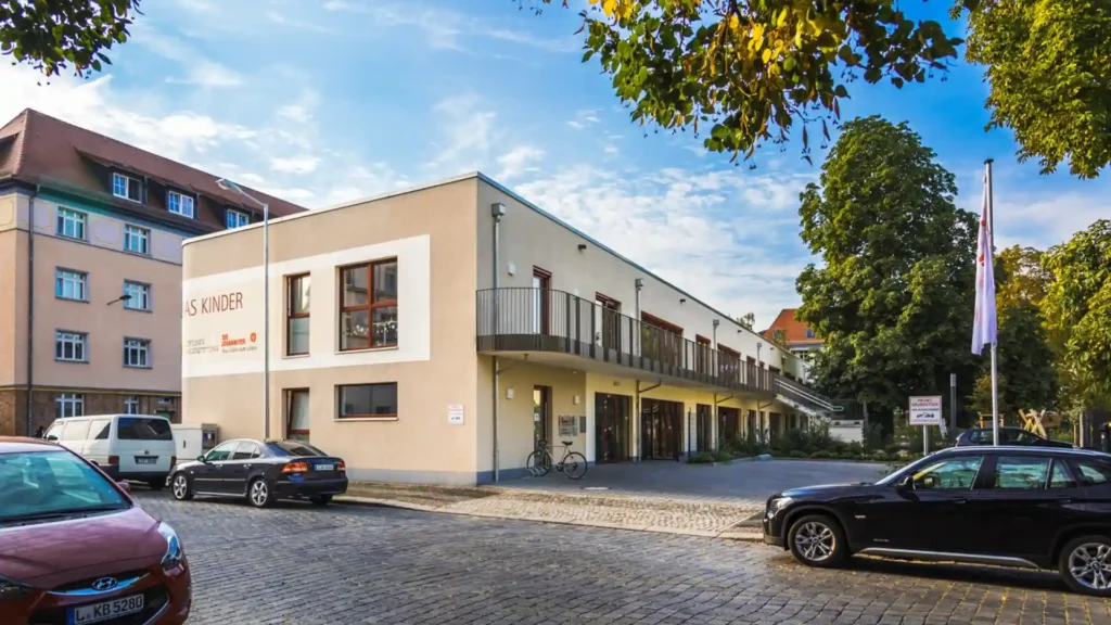 Neubau, Kita Claras Kinder in Leipzig, Aussenansicht