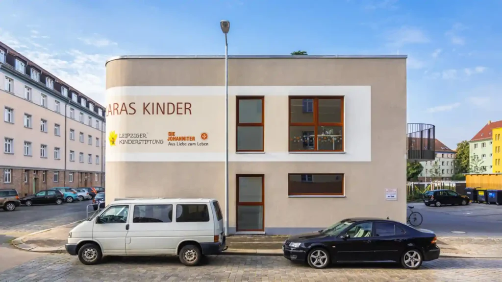 Neubau, Kita Claras Kinder in Leipzig, Aussenansicht