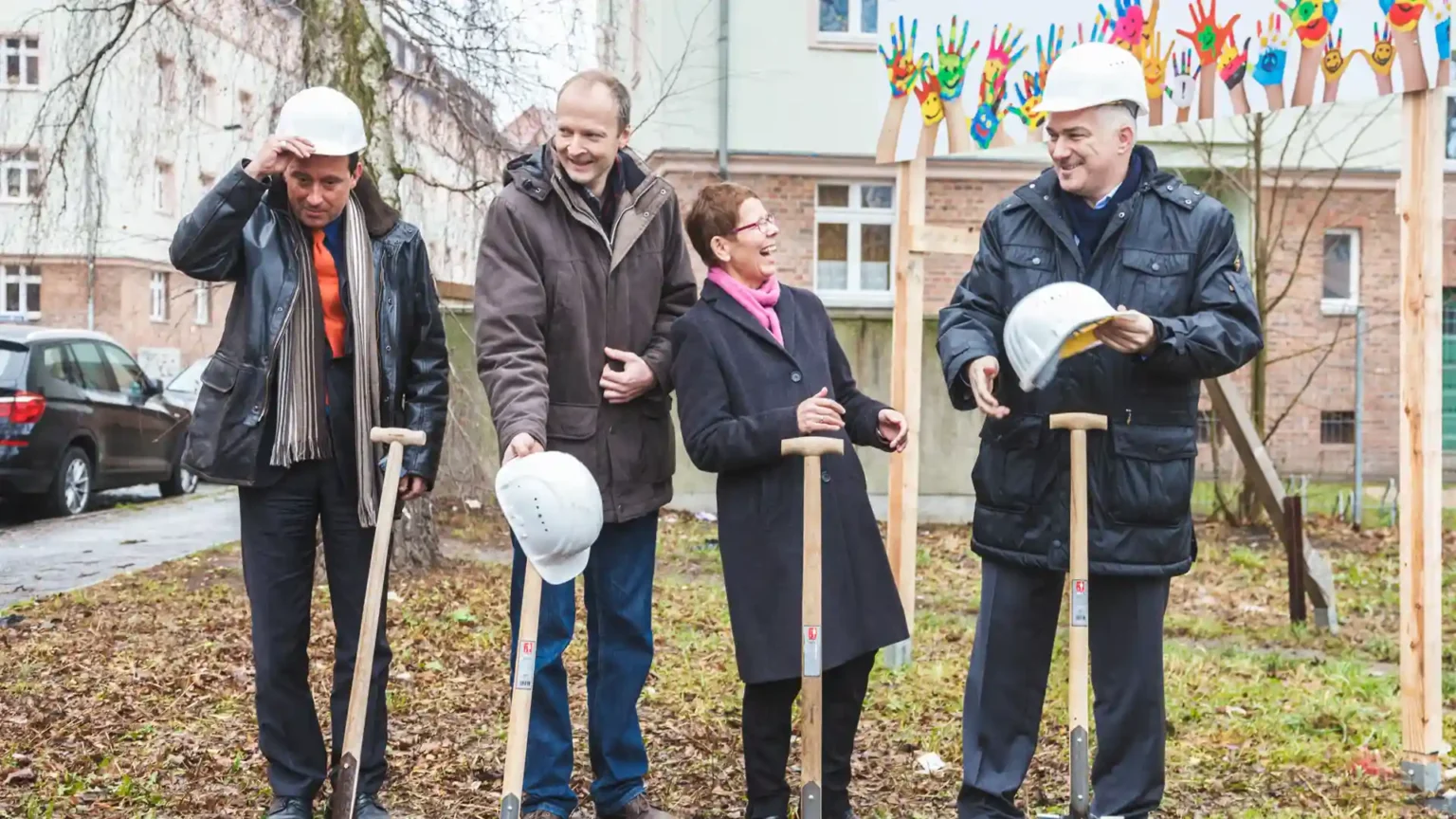 Spatenstich, Kita "Claras Kinder" in Leipzig, Galerie
